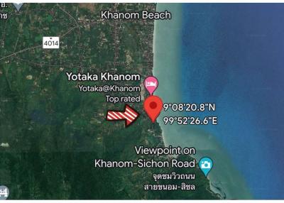 2500 SQM Seaview Land in Khanom (Naern Thae Wada) - 920121030-101