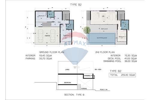 Modern pool 3 bedrooms villa sea view Koh Samui - 920121034-164