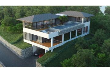 Luxury house with sunken deck in terrace Bang Rak Koh Samui