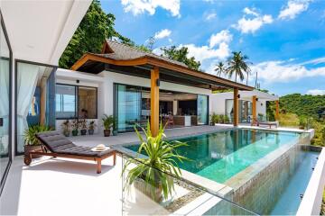 Seaview 4 Bedroom Pool Villa, Chaweng Noi, Samui