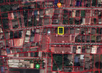 63 Sq.wah Land For sale in Prachachuen Soi 8 Yak 1/4, Bang Khen, Nonthaburi