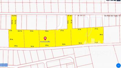 Land for sale in Soi Onnut 66 (Yak 19-1-1), Prawet, Bangkok 10250