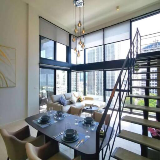 2 Bedrooms 1 Bathroom Size 75sqm. The Lofts Silom for Rent 55,000 THB