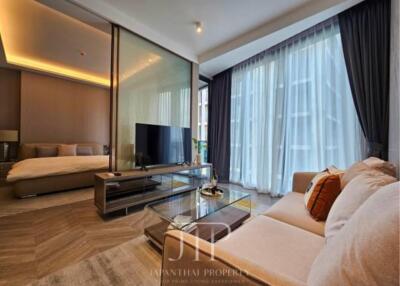 1 Bedroom 1 Bathroom Size 58sqm Estelle Phrom Phong for Rent 75,000THB