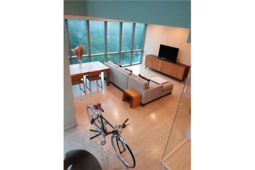 For sale duplex 2 bedrooms on high floor@The Room Sukhumvit 21.