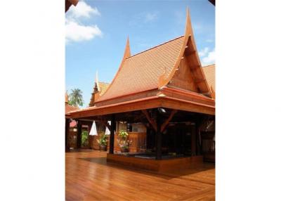 Hot Dea l Thai riverside resort, golden teak wood, size 6 rooms - 920071065-75