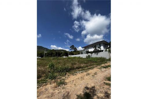 Land for sale Mountain View Business area @Bophut