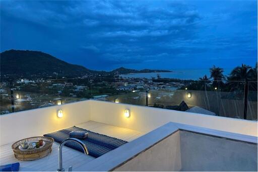 SEA-VIEW VILLA WITH PRIVATE POOL AND ROOFTOP LAMAI - 920121001-1533