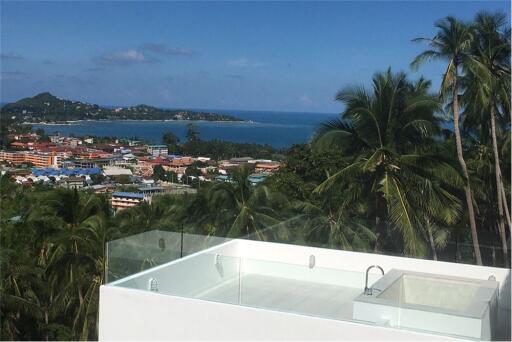 SEA-VIEW VILLA WITH PRIVATE POOL AND ROOFTOP LAMAI