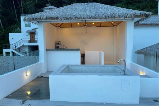 SEA-VIEW VILLA WITH PRIVATE POOL AND ROOFTOP LAMAI - 920121001-1533