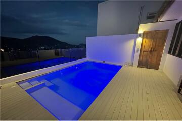 SEA-VIEW VILLA WITH PRIVATE POOL AND ROOFTOP LAMAI - 920121001-1533