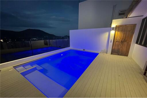 SEA-VIEW VILLA WITH PRIVATE POOL AND ROOFTOP LAMAI - 920121001-1533