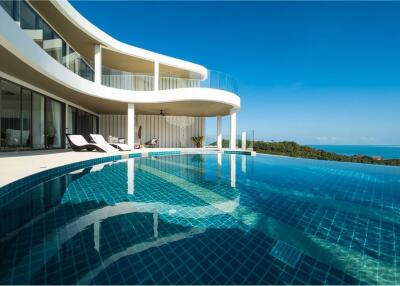 Unique modern Panoramic Sea view villa Bang Por