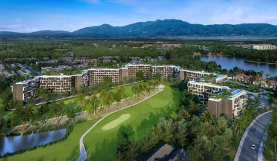 Modern Condominium with Golf Course View