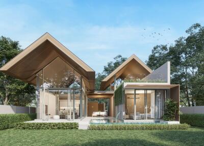 Pool villas inspired by Thai cultural heritage architecture