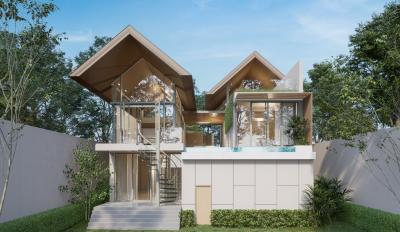 Pool villas inspired by Thai cultural heritage architecture