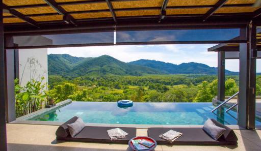 4-Bedroom pool villa with mountain view