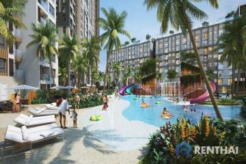 Seven Seas Le Carnival in Jomtien  1 bedroom Pool view