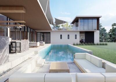 Ultra modern conceptually designed Poolvillas