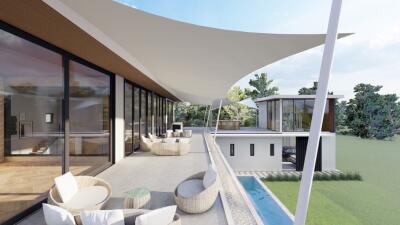 Ultra modern conceptually designed Poolvillas