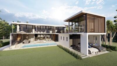 Ultra modern conceptually designed Poolvillas