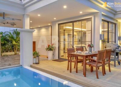 Fully Furnished Modern 3 Bed 3 Bath Pool Villa in East Pattaya ABPC0278