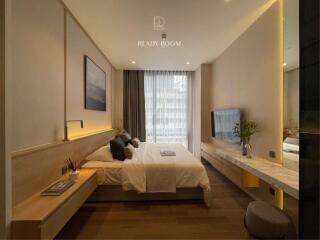 For Rent Spacious 54sqm 1 Bed Condo Muniq Lang Suan 4 minute drive from BTS Phloen Chit