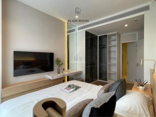 For Rent Spacious 54sqm 1 Bed Condo Muniq Lang Suan 4 minute drive from BTS Phloen Chit