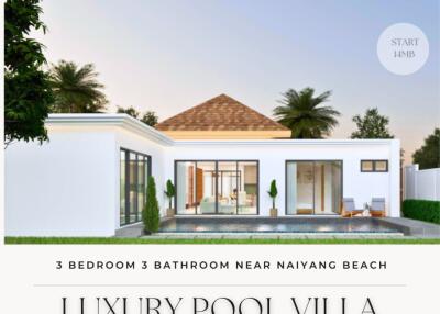 The most affordable Ultra-Luxury Pool Villa near Naiyang beach ever.