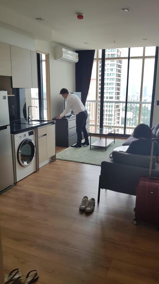 2 beds 1 bath 55sqm Park Origin Sukhumvit 24 for rent 40000THB for sale 13900000THB