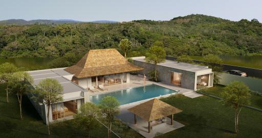 natural beauty and aesthetic luxury living villa