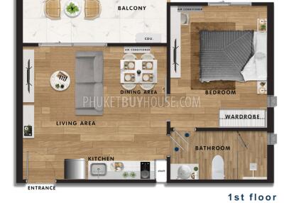 NYG7282: Great Offer on 1 Bedroom Apartment in Nai Yang