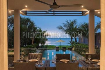 PHA7276: Beachfront Four Bedroom Villa at Natai Beach