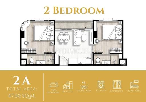 KAM7269: Affordable Two Bedroom Apartments in Kamala