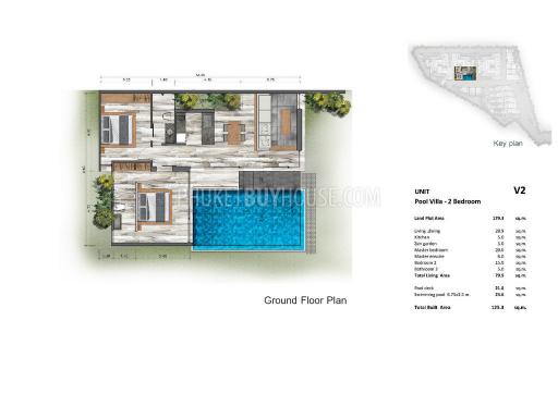 LAY7141: Minimalistic Two Bedroom Pool Villa in Layan