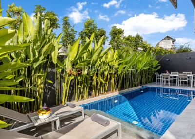 LAY7140: Stylish 2-bedroom house with a pool in Layan