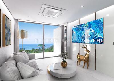KAT7113: Two Bedroom Sea View Apartment in Kata Hills