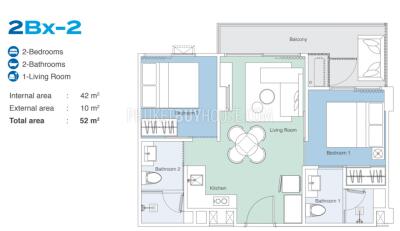 BAN7104: 2-Bedroom Unit in Bang Tao