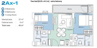 BAN7104: 2-Bedroom Unit in Bang Tao