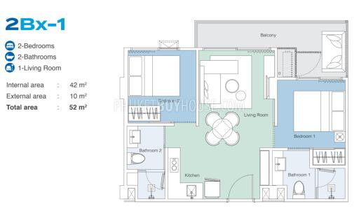 BAN7104: 2-Bedroom Unit in Bang Tao