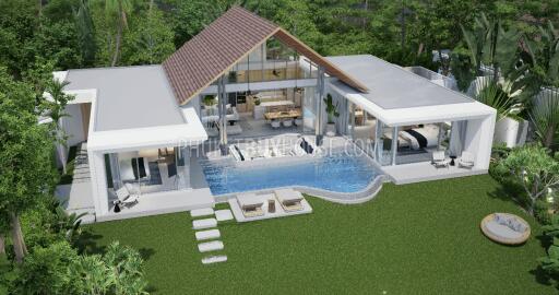 BAN7056: Contemporary Villa with Minimalist Design in Bang Tao