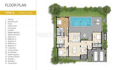 BAN6999: 4 Bedroom Villa in a New Project in Bang Tao