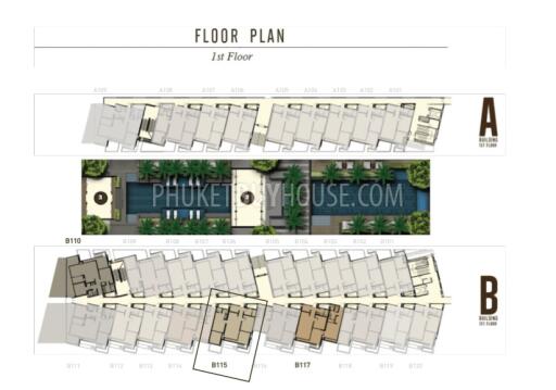 NAI6992: Apartment with Pool Access in Nai Harn