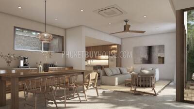 CHE6963: 3 Bedroom Villa in New Eco Project in Cherng Talay