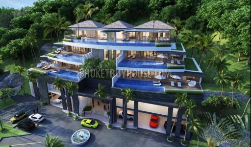 SUR6892: Apartment with Pool and Sea View in Surin beach