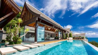 NAT6844: Villa with Panoramic Sea views in the area of Nai Thon Beach