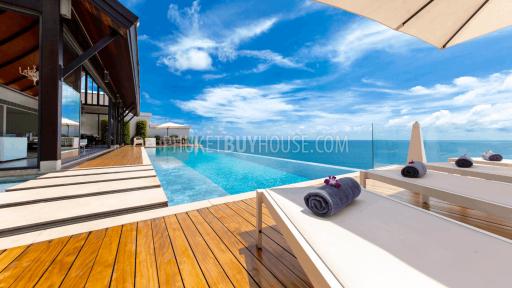 NAT6844: Villa with Panoramic Sea views in the area of Nai Thon Beach