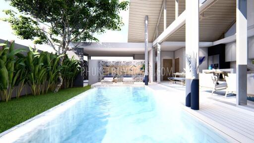 EAS6790: Villa for 4 Bedrooms in a new Project in Phuket