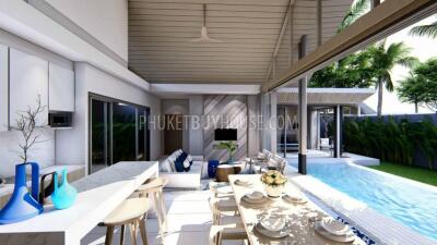 EAS6790: Villa for 4 Bedrooms in a new Project in Phuket