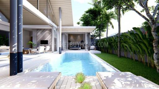 EAS6790: Villa for 4 Bedrooms in a new Project in Phuket